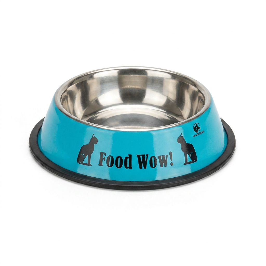 stainless steel pet basin (footprints) stainless steel pet basin (footprints)